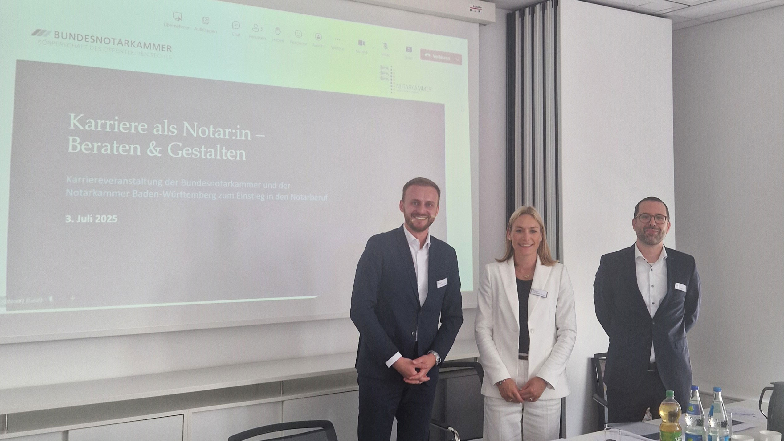 Foto vom Workshop „Karriere als Notar:in – Beraten und Gestalten" in Stuttgart